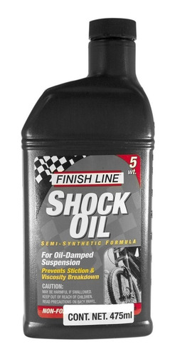 Aceite Shock P/suspensión Bicicleta 5wt 475ml Finish Line