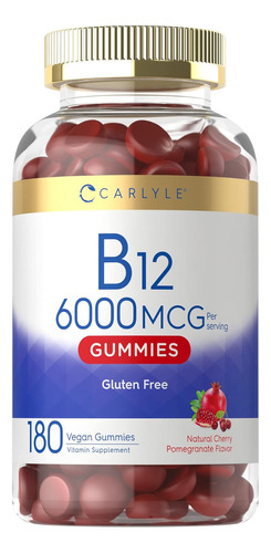 Gomitas Vitamina B12 De 6000 Mcg - - Unidad a $414