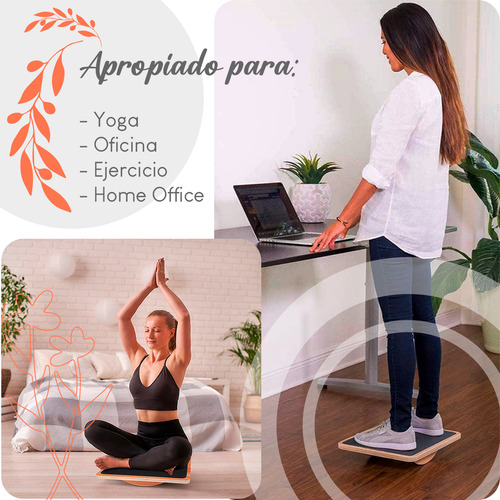 Tabla Tablero Equilibrio Terapia Ejercicio Soporte Madera