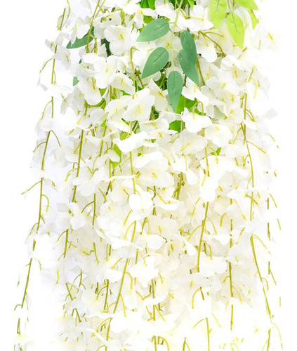 Jardín Vertical Enredadera Artificial Glicina Pack X 12 Unidades