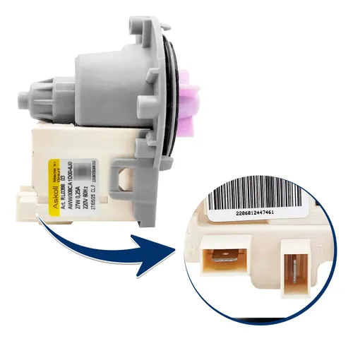Bomba De Drenagem 220v Para Lavadora Panasonic Original | Frete grátis