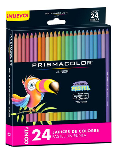 Lápices Pastel Prismacolor Junior De 24 Colores