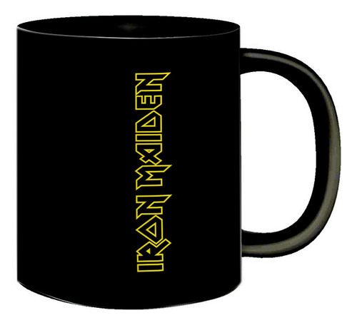 Caneca De Porcelana Iron Maiden Disco Fear Of The Dark Arte