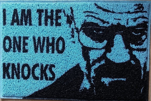 Tapete Capacho Personalizado - I Am The One Who Knocks