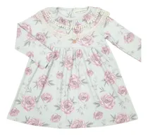 Comprar Vestido Manga Larga Flores Nina Mini Anima Bebe Kids Aqua