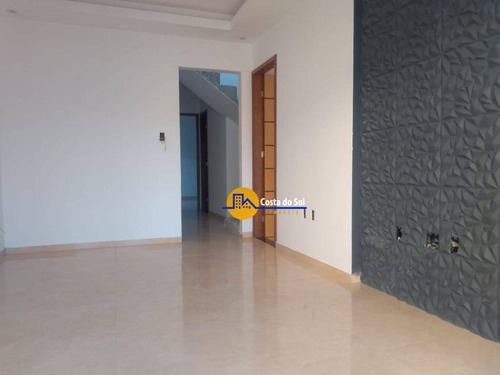 Ótima Casa Com 3 Dormitórios À Venda, 127 M² Por R$ 400.000 - Recreio - Rio Das Ostras/rj - Ca1797