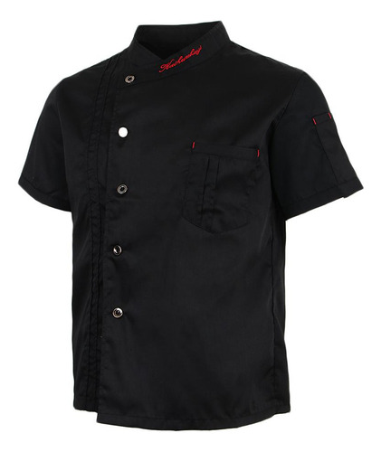 Chaqueta De Botón Cocinero #2 Negro L #2 Negro L #2 Negro L
