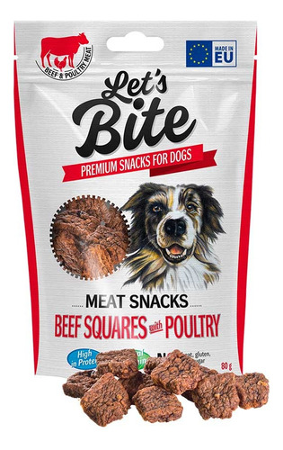 Let´s Bite Dog Snack Beef/poultry 80gr. Np