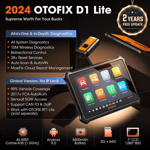 Herramienta De Escaneo Bidireccional Obd2 Bluetooth 2024