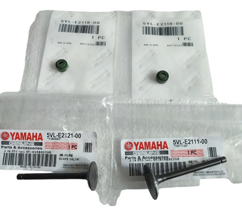 Kit De Válvulas Con Gomas Original Yamaha