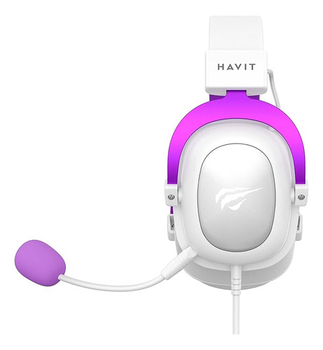 Auriculares Con Diadema Para Videojuegos Havit H2002d Para X Color Violeta