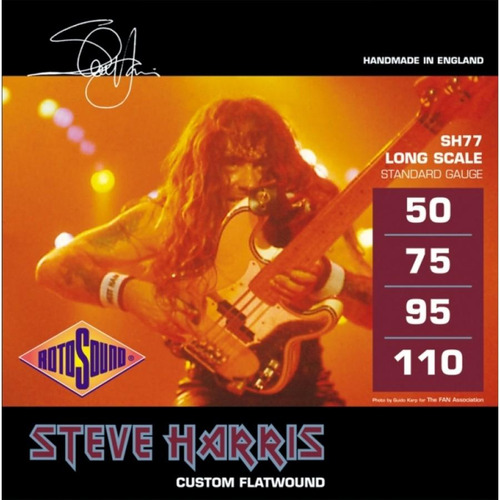 Cuerdas Bajo Eléctrico Rotosound Steve Harris 50-110 Sh77