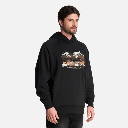 Polerón Hombre Insigne Hoody Sweatshirt Front Negro Lippi
