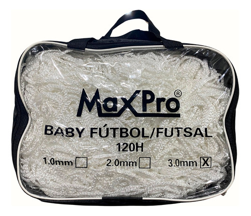 Red Baby Fútbol / Futsal Maxpro - Malla - 3 X 2 X 1 M - Pro