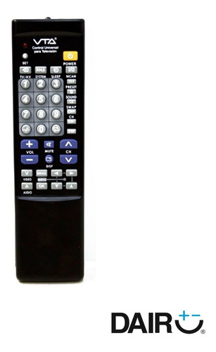 Control Remoto 1 Función Universal Para Televisión