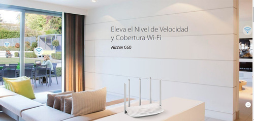 Router 5 Antenas Tp-link Archer Ac1350 C60 Doble Banda