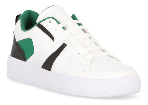 Tenis De Piso Color Blanco 876-11