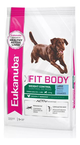 Alimento Eukanuba Fit Body Large Weight Control Perro Gr 3 K