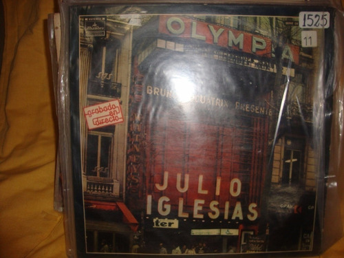 Vinilo Julio Iglesias En El Olympia M3