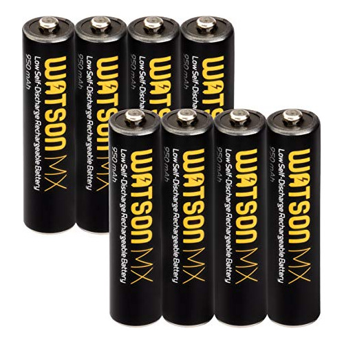 Baterías Aaa Nimh Mx (paquete De 8, 1.2v, 950mah)