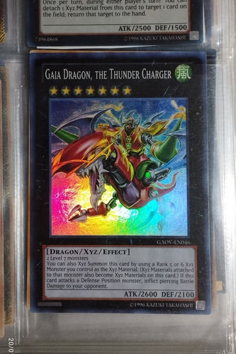 Yugioh Gaia Dragon, The Thunder Charger Súper Rara