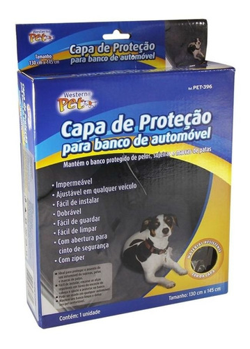 Capa De Proteção Para Banco De Automóvel Western Pet-396