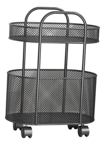 Carrinho De Livros Rolantes Com Rack De Armazenamento De