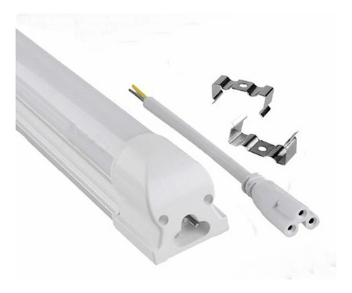 Set 2 Tubos Led T8 120cm 18w Con Base Conectores Extensibles