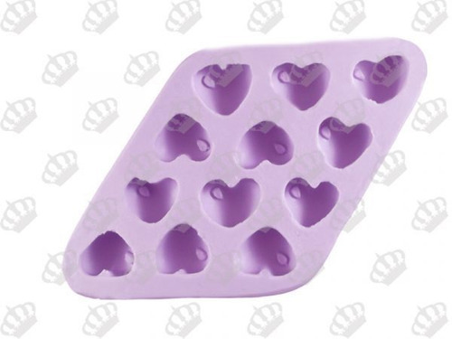 Imagem 8 de 9 de Molde Forma Silicone Coração C/ Gota 12cav. P Ib-348