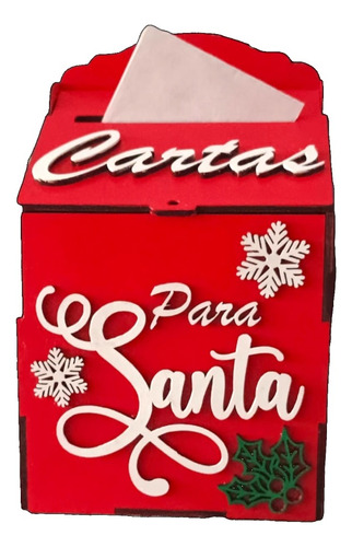 Buzón Decorativo  Cartas Para Santa 