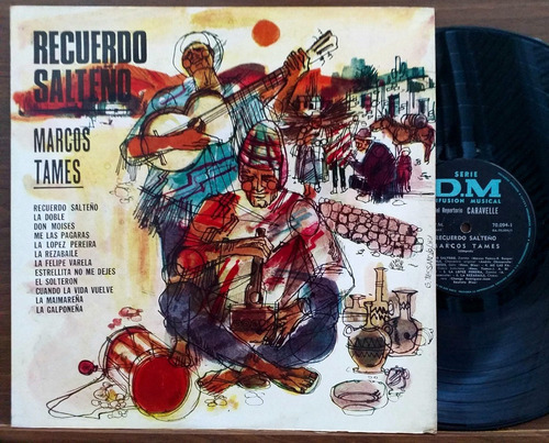 Marcos Tames - Recuerdo Salteño - Lp Vinilo Folklore