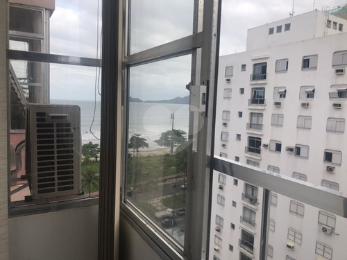 Imagem 2 de 15 de Apartamento Vista Mar No Embaré 1 Dormitório - Reo323148