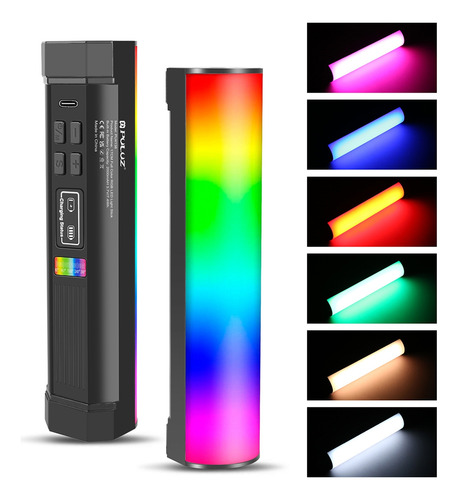 Varita De Luz Led Puluz Rgb, Barra Magnética Portátil A Todo
