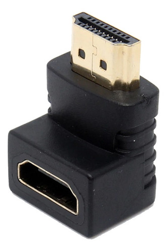 Adaptador Cupla Codo Hdmi Angulo 90 Grados Macho Hembra