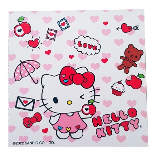 Sanrio Block De Notas 70h Valentines Hello Kitty 