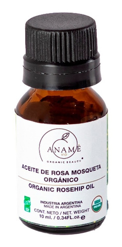 Aceite Rosa Mosqueta Orgánic 10 Ml. Certificado - Aname Vio 