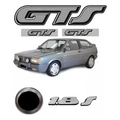 Kit Adesivos Emblemas Gol Gts Até 94