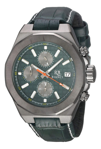 Roberto Bianci Relojes Reloj Verde De Cuarzo Con Pantalla An