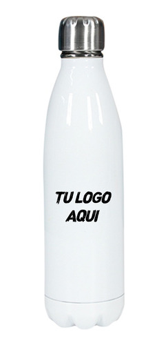 10 Botellas Acero Inoxidable Personalizadas Con Logo 650ml