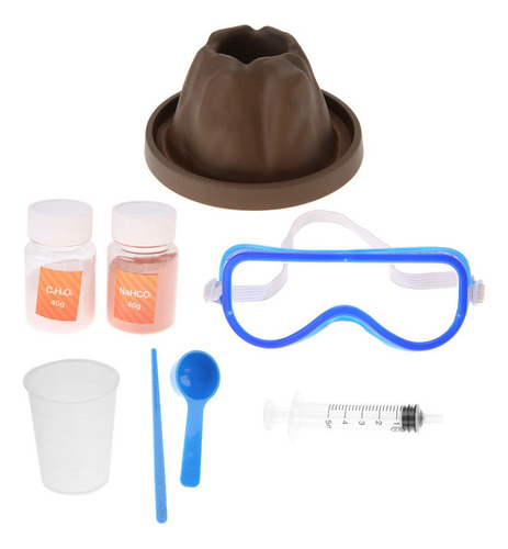 Experimento Químico Físico De Erupción Volcán Educativo Ki