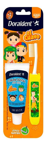 Kit De Higiene Bucal Doraldent El Chavo Cepillo De Dientes Infantil + Pasta Dental 25ml