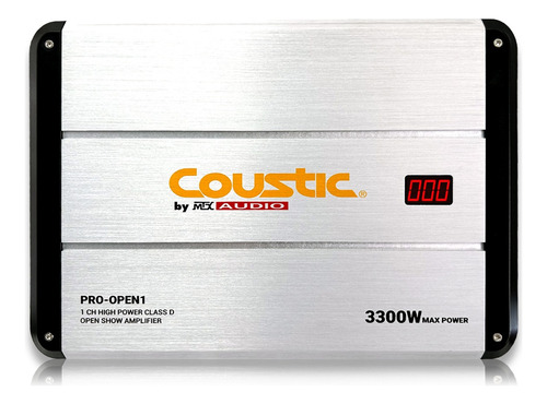 Amplificador 1 Canal Open Show Coustic Pro-open1 3300w Max