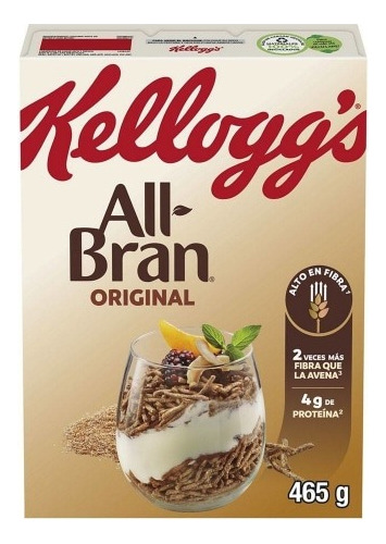 2 Pzas Cereal Kellogg's All Bran Original 465 G