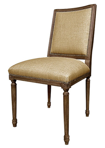 Silla Luis Xvi Cuadrada Comedor Madera