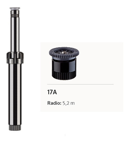 Tobera Hunter Riego Ps Ultra Boquilla Interc 17a Radio 5.2 M