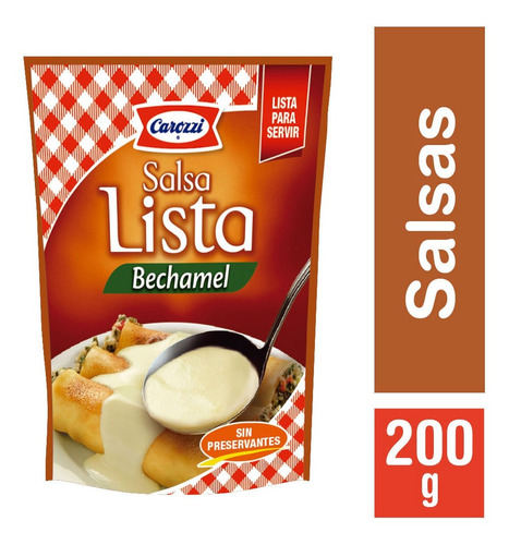 Carozzi Salsa De Tomate Bechamel 200 Gr