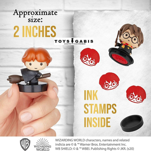 Imagen 2 de 3 de Harry Potter 12 Deluxe Box Sellos Entintado Automático Nuevo