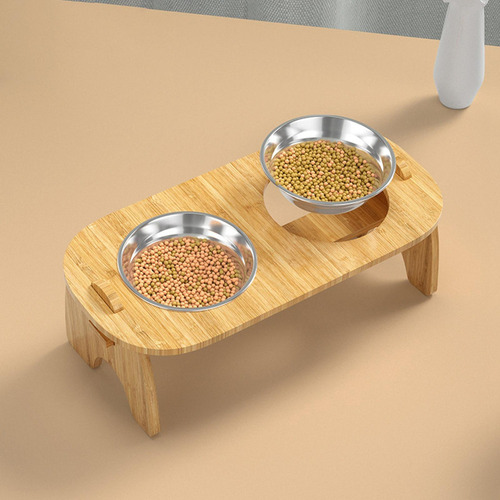Cuencos Elevados, Comedero Para Gatos, Cuencos Tazón Doble