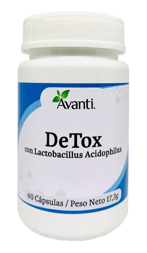 Detox Reforzado Con Probioticos 60 Cap. Agronewen
