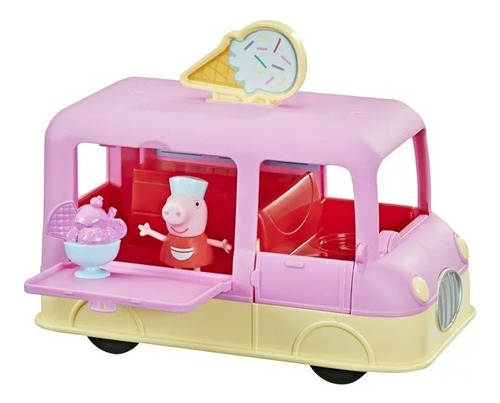 Peppa Pig El Camion De Helados De Peppa 22 Cm Color Rosa